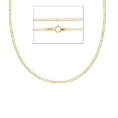 Herren Halskette 18 Karat Gelbgold - MBE030GG