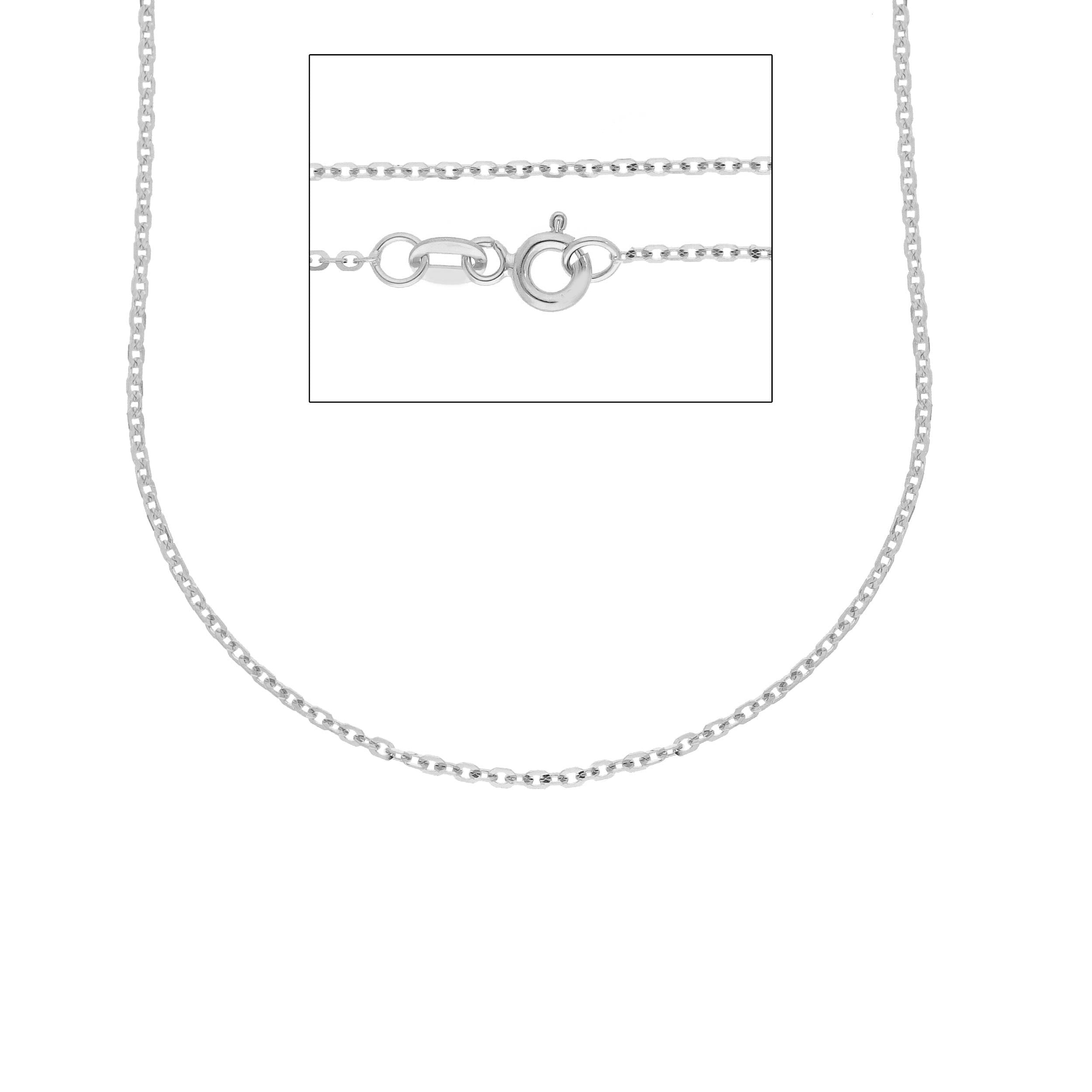Damen Halskette 18 Karat Weissgold - MFD035BB