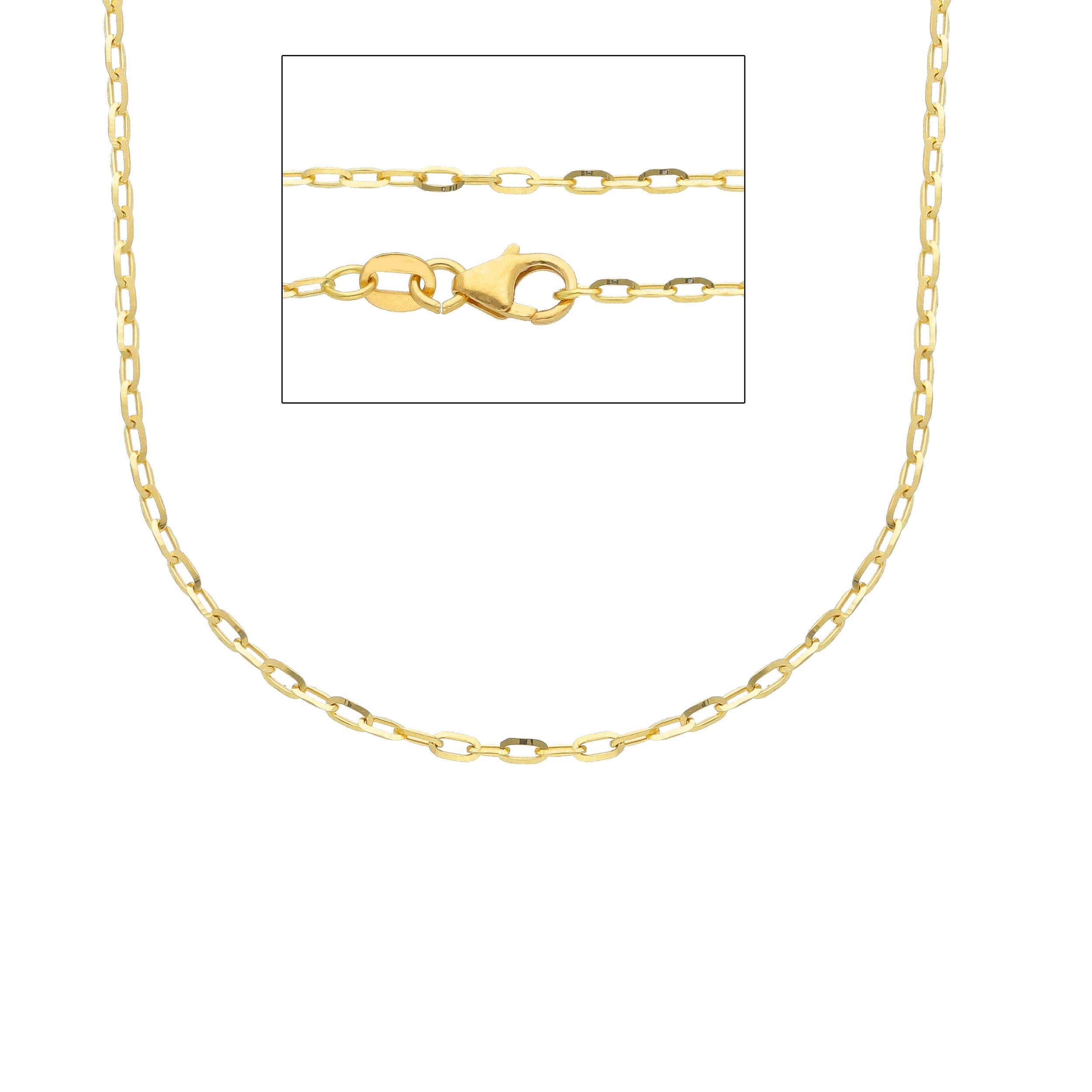 Damen Halskette 18 Karat Gold in Gelbgold - MFE050GG