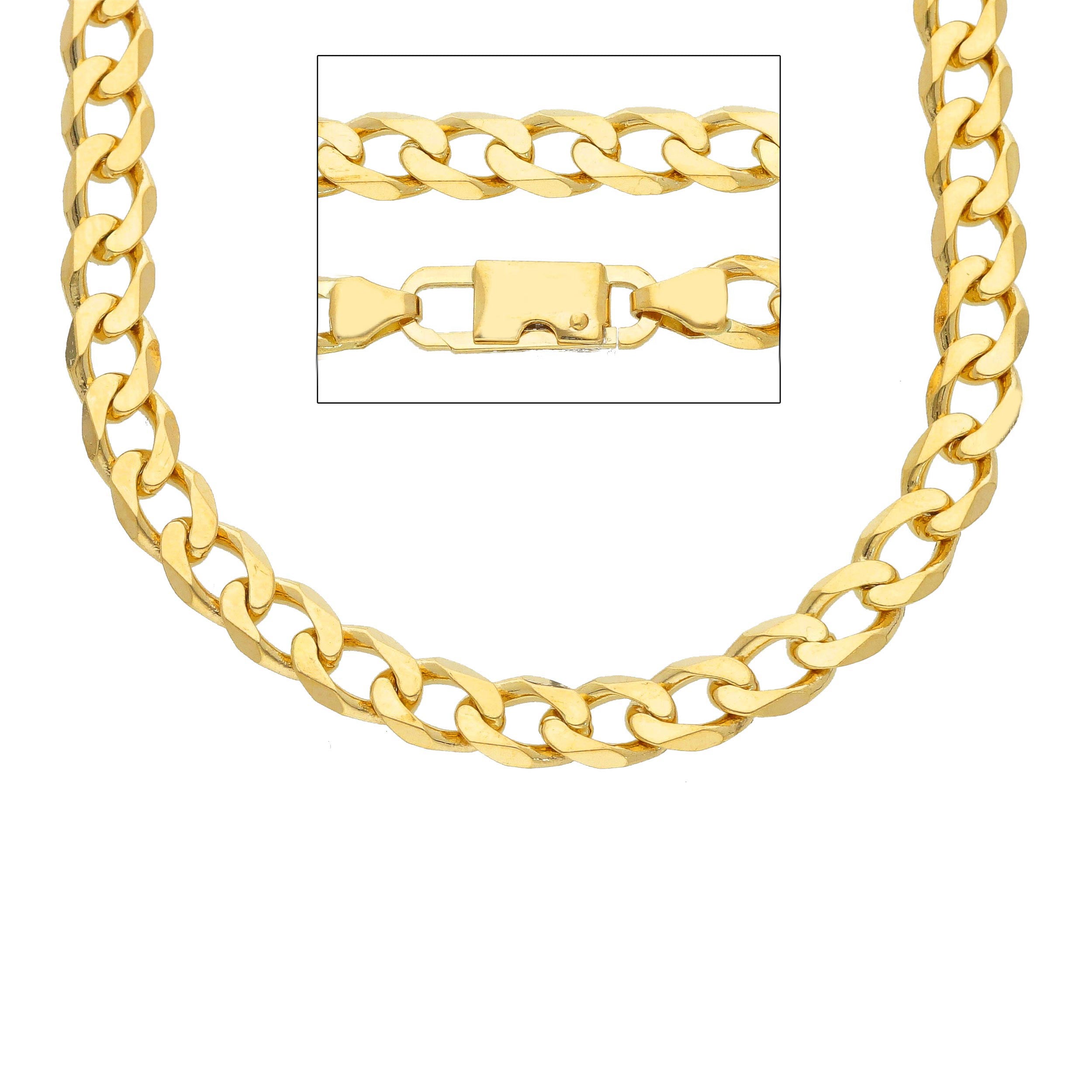 18K Gelbgold Herren Kette - ca. 13,8 g - Luxuriöse Halskette - MGF180GG