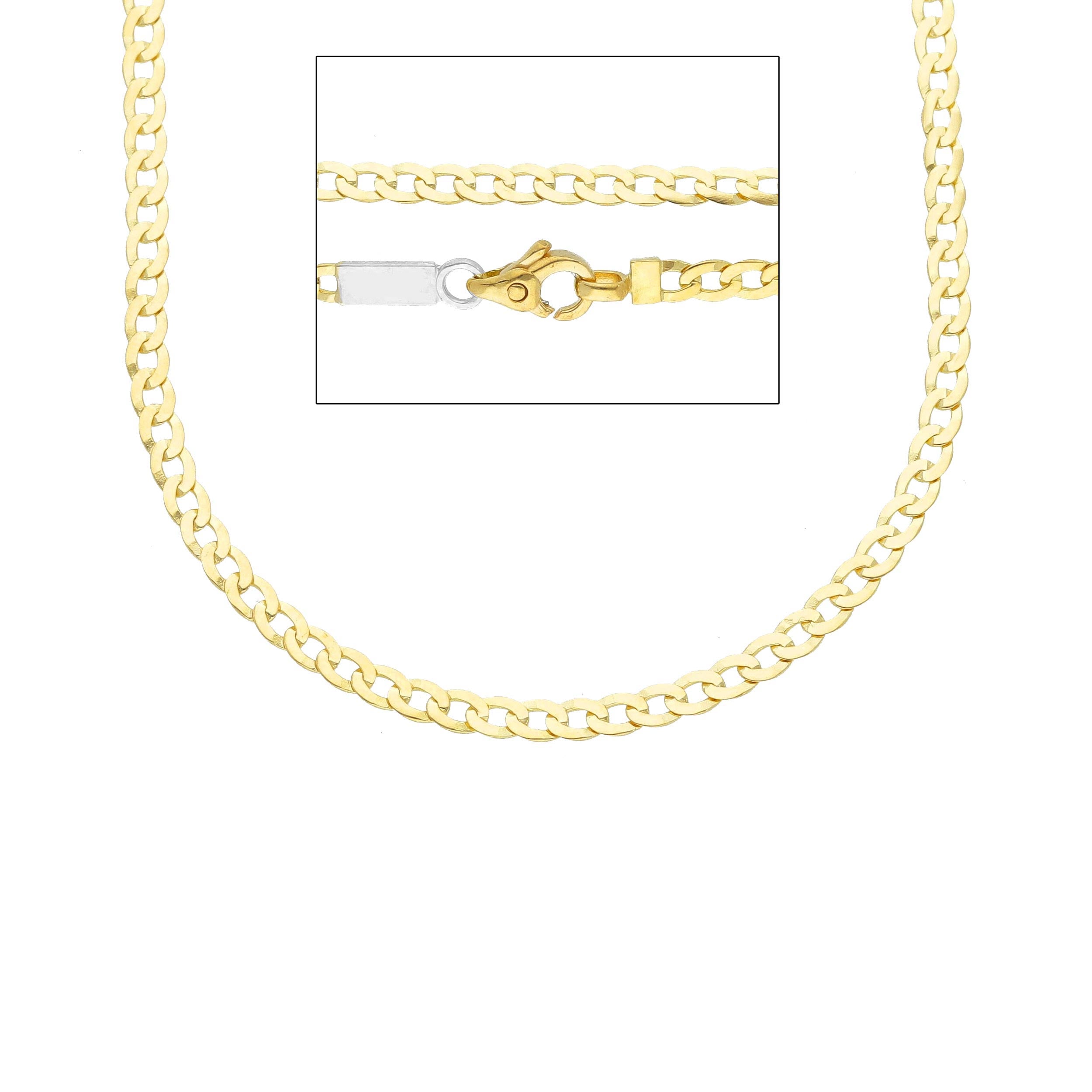 18 Karat Herren Goldhalskette - ca. 6,8 Gramm, Gelbgold - MMF083GG