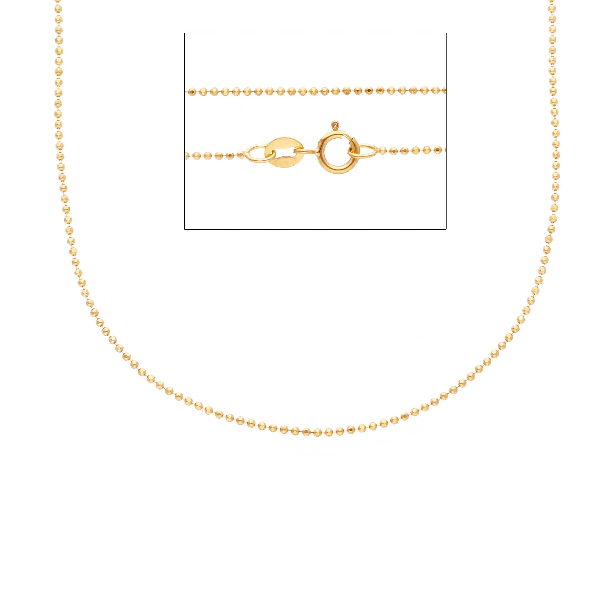 Damen Halskette in 18 Karat Gelbgold, ca. 2.5 Gr.  - MPA100GG