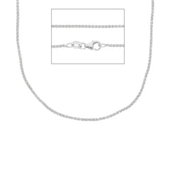 
Damen Halskette aus 18 Karat Gold in Weissgold - MSA030BB