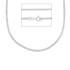 Damen Halskette in 18 Karat Weissgold - MSB035BB