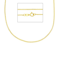 Damen Halskette in 18 Karat Gelbgold, ca 1.40 Gr - MSS020GG