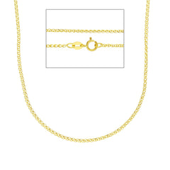 Damen Halskette in 18 Karat Gelbgold, ca 2.10 Gr.  - MSS025GG