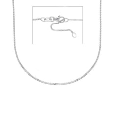 Halskette in 18 Karat Weissgold, ca. 2.80 Gramm - MVC063BB