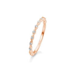 Bague d'éternité Breuning Fantasy en or 18 carats avec diamant 0,105 ct. - 41/05708