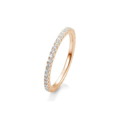 Bague d'éternité Breuning en or 18 carats avec diamants - 41/05542