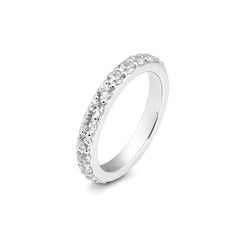 Bague d'éternité Breuning en or 18 carats avec 11 diamants 0,91 ct. - 41/06134
