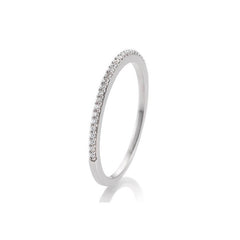 Breuning 18 Karat Gold Memoire Ring mit 28 Diamanten 0.112 ct. - 41/86617