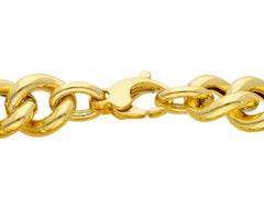 18 Karat Gold Panzer-Halskette - 250231