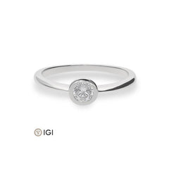 Bague solitaire Breuning en or 18 carats avec diamant - 41/85771-6