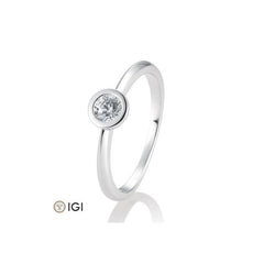 Bague solitaire Breuning en or 18 carats avec diamant - 41/85771-6
