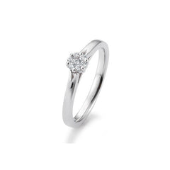 Bague de fiançailles Breuning en or 18 carats Fleur avec diamants - 41/05716