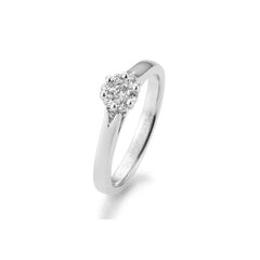 Bague de fiançailles Breuning en or 18 carats Fleur avec diamants - 41/05716