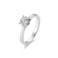 Breuning 18 Karat Gold Verlobungsring Hero mit Diamanten - 41/05763