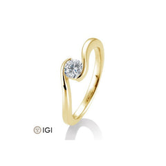 Bague de fiançailles Breuning en or 18 carats avec diamant - 41/85945