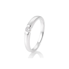 Breuning 18 Karat Gold Verlobungsring Spann mit Diamant - 41/85769