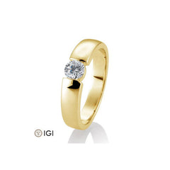 Breuning 18 Karat Gold Verlobungsring Spann mit Diamant - 41/85904