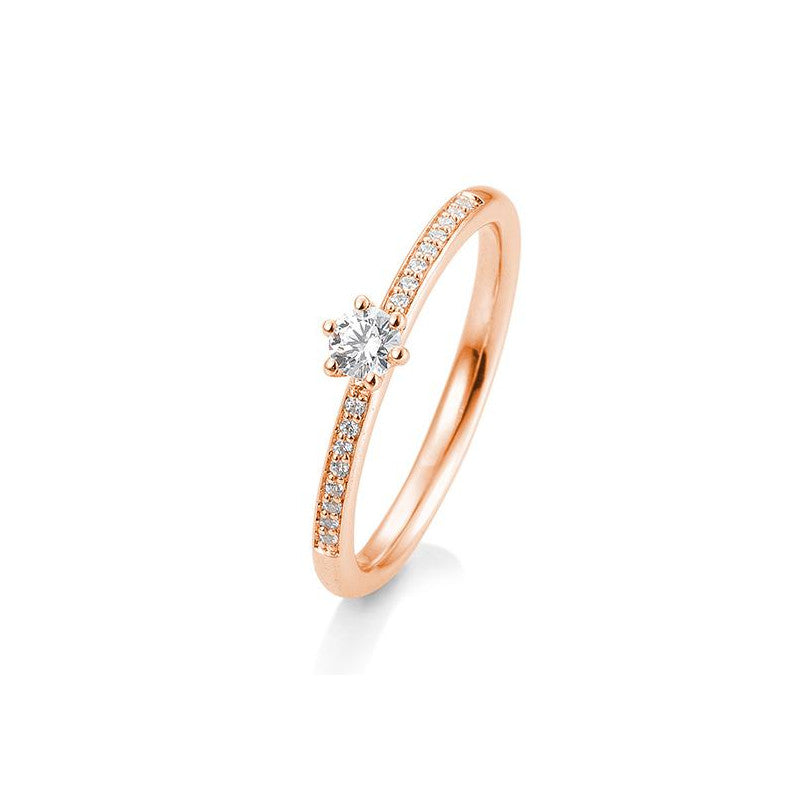 18 Karat Gold Verlobungsring Verlobungsring Pavé mit Diamanten - 41/06018