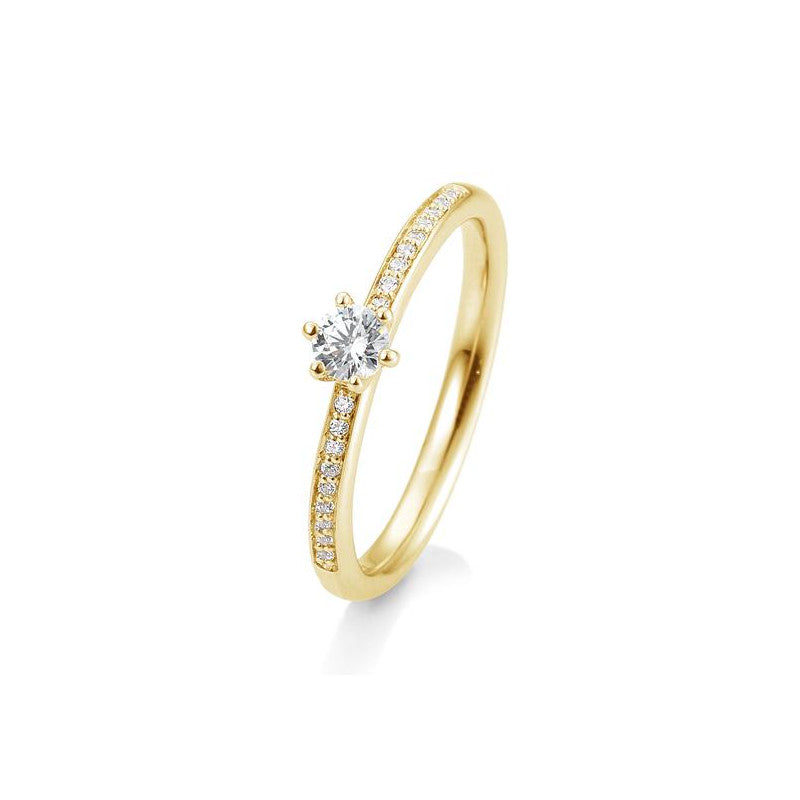 18 Karat Gold Verlobungsring Verlobungsring Pavé mit Diamanten - 41/06018