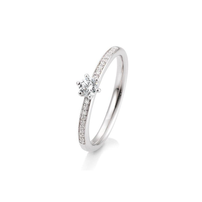 18 Karat Gold Verlobungsring Verlobungsring Pavé mit Diamanten - 41/06018
