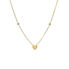 Collier coeur en or 18 carats