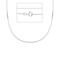 18 Karat Weissgold Halskette - MVA063BB