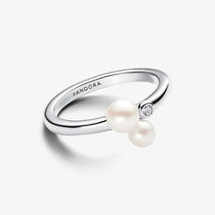 Pandora Ring für Damen - Süsswasserzuchtperlen, Sterling-Silber