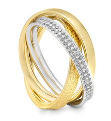 Breuning Trauringe Tenere mit Diamanten - 48/06754 & 48/06753