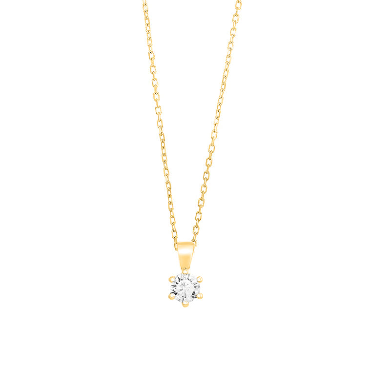 Facet Classic Express Eye Clean Gold Halskette