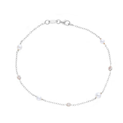 18 Karat Gold Süsswasserperlen Armband - 223265