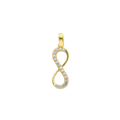 Pendentif infini en or 18 carats - 750