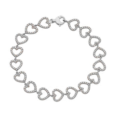 18 Karat Gold - 750 Herz Armband