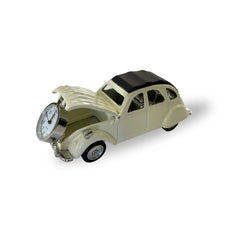 Miniaturuhr 2CV Auto: Quarz, 9×3 cm