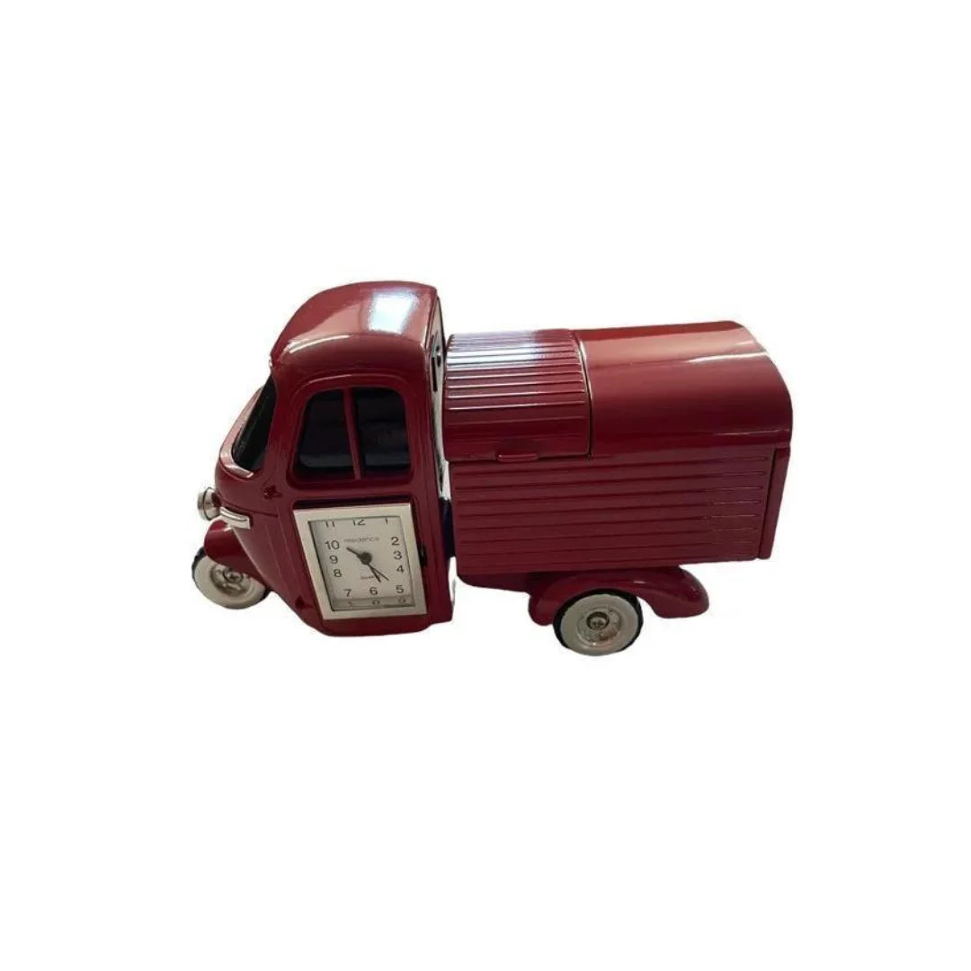Miniatur Uhren Rot Ape - Analog, Quarz, 6 cm x 10 cm