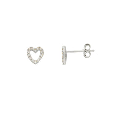 18 Karat Gold - 750 Herz Ohrstecker