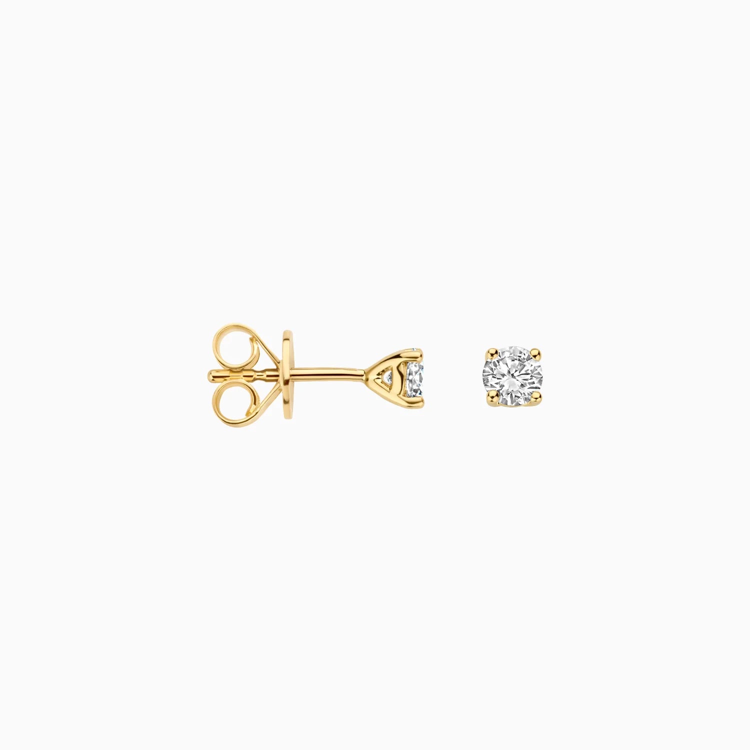 Blush Lab Diamonds Ohrstecker LG7001Y – (585er) Gelbgold mit laborgegezüchtetem Diamanten