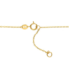 Damen Collier in 750/18 Karat Gelbgold mit Perlmutt - 277645