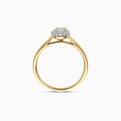 Blush Verlobungsringe in 585/14 Karat Gelbgold mit Labordiamanten - LG1016Y