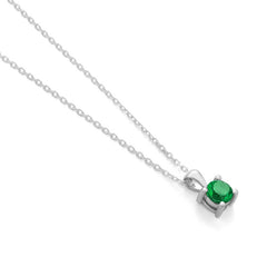 Facet Esmeralda Halskette in 18 Karat - 750 Weissgold - P1101166PWA42 2