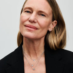 Pandora Collier-Halskette: Für immer & Ewig Teilbare Herz - Sterling-Silber