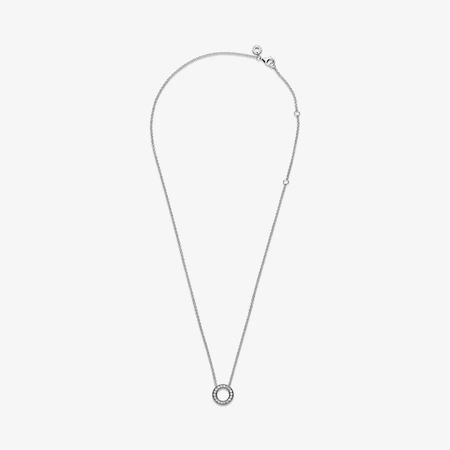 Pandora Logo Pavé-Kreis Collier