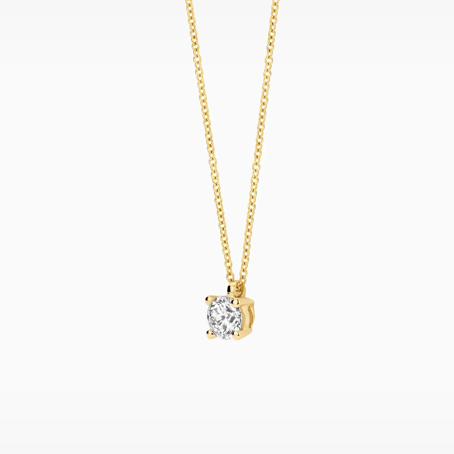 Blush Lab Diamonds Halskette (585er) Gelbgold mit laborgegezüchtetem Diamanten - LG3002Y