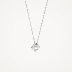Blush Damen Halskette in 585/14 Karat Weissgold mit Zirkonia - 3057WZI