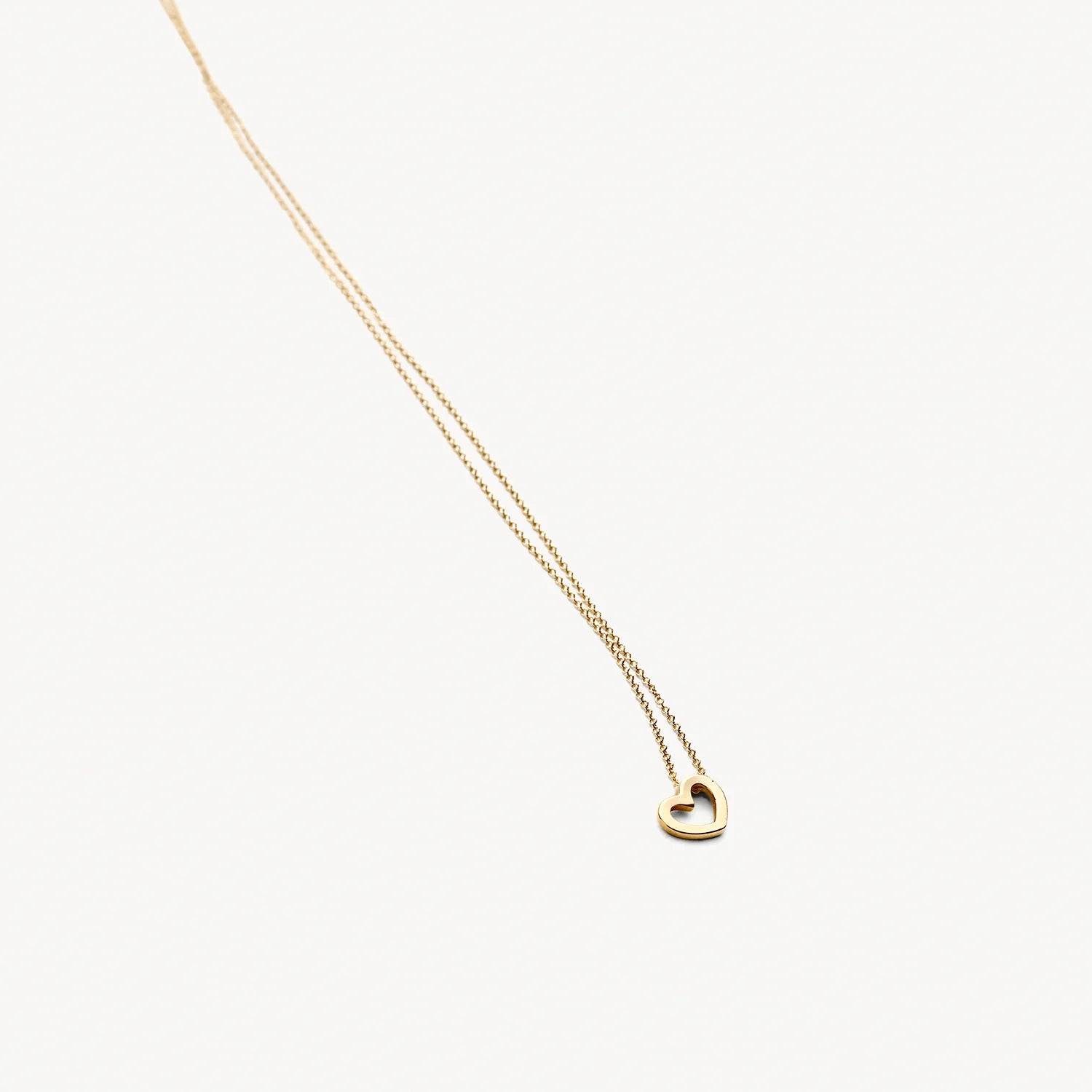 Blush Damen Herz Halskette in 585/14 Karat Gelbgold - 3081YGO