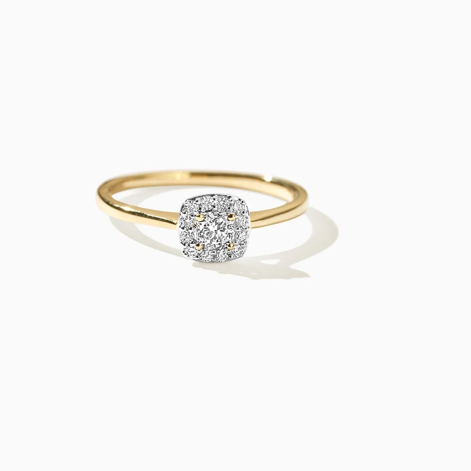 Blush Verlobungsringe in 585/14 Karat Gelbgold mit Labordiamanten - LG1009Y