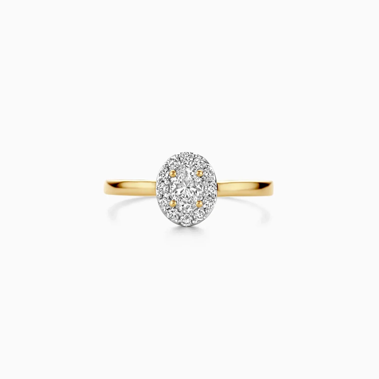Blush Verlobungsringe in 585/14 Karat Gelbgold mit Labordiamanten - LG1016Y