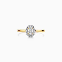 Blush Verlobungsringe in 585/14 Karat Gelbgold mit Labordiamanten - LG1016Y